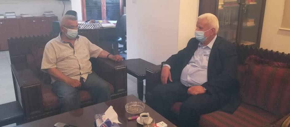 سعد بحث مع العردات أوضاع فلسطين المحتلة