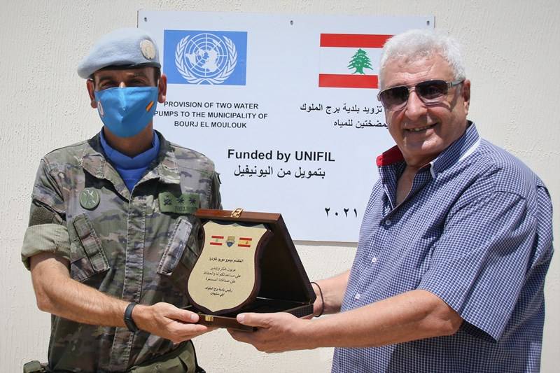 مضختا مياه من اليونيفيل الى بلدية برج الملوك