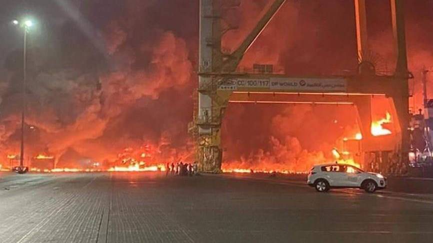 انفجار عنيف يهز مدينة دبي