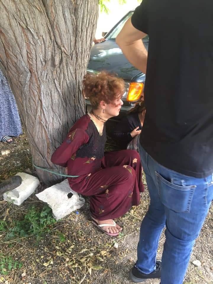 القاء القبض على لص متنكراً بزي نسائي