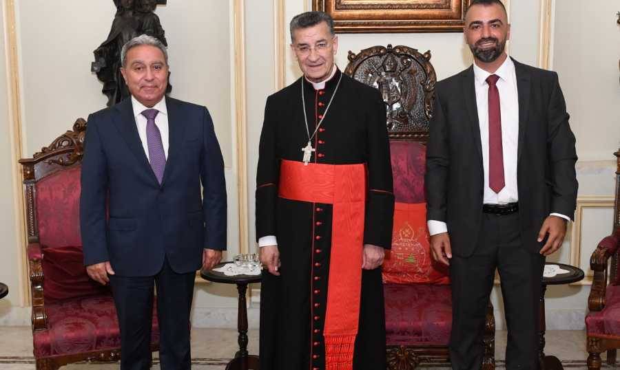 الراعي استقبل المشرفية والبستاني مع وفد من هيئة كسروان في الوطني الحر