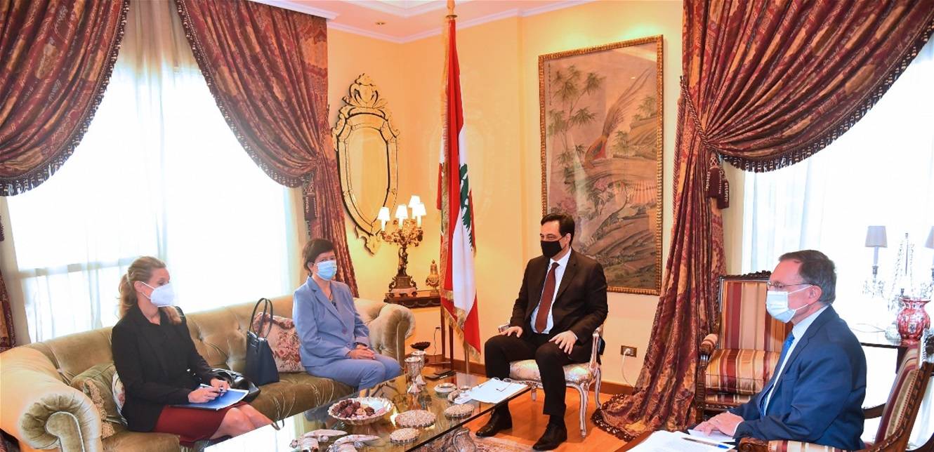 دياب التقى وكيلة الامين العام للامم المتحدة