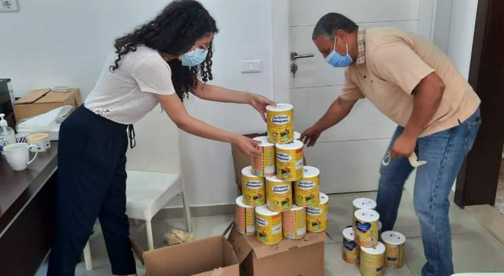 جمعية "من حقّي الحياة " وزعت هذا الأسبوع 200 علبة حليب