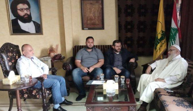 ضاهر التقى طحيبش وعرض معه أوضاع المخيمات