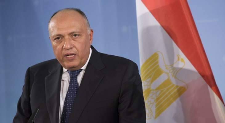 شكري بحث مع بوريل عددا من القضايا الإقليمية والدولية