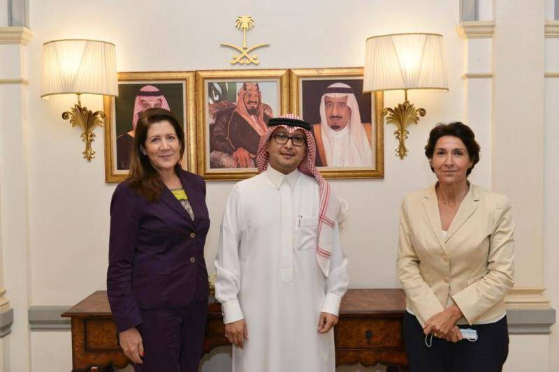 بخاري التقى سفيرتي الولايات المتحدة الاميركية وفرنسا