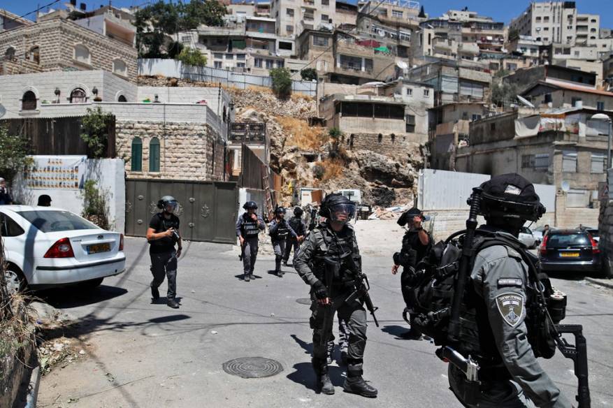مواجهات بين الفلسطينيين والعدو جنوب نابلس