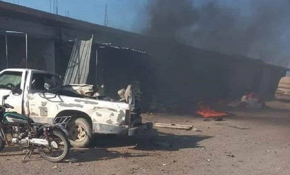 انفجار عبوة ناسفة بسيارة شرق حلب