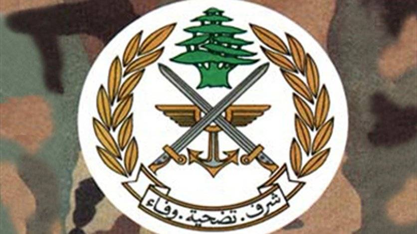الجيش: استهداف مدفعية العدو منطقة وادي حامول الجنوب