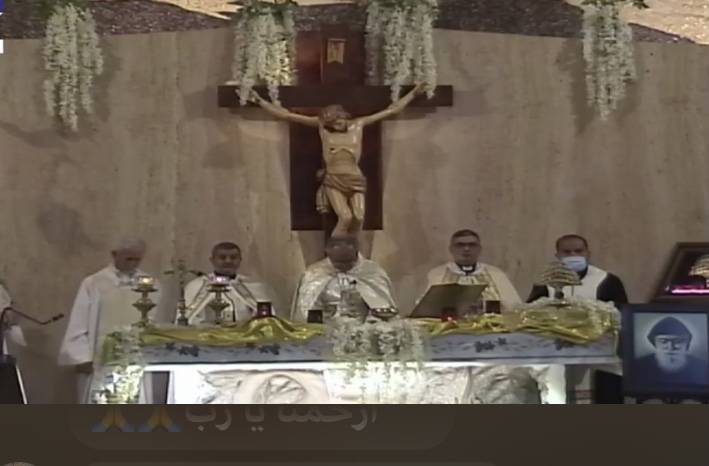 روحانا ترأس قداس عيد مار شربل في زوق مصبح