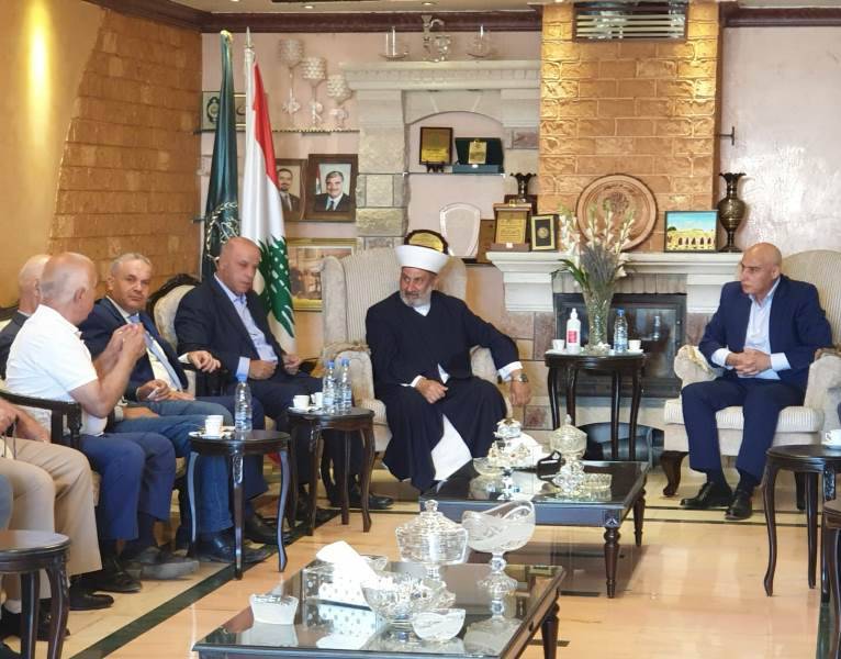 مفتي بعلبك الهرمل استقبل اللواء شمص