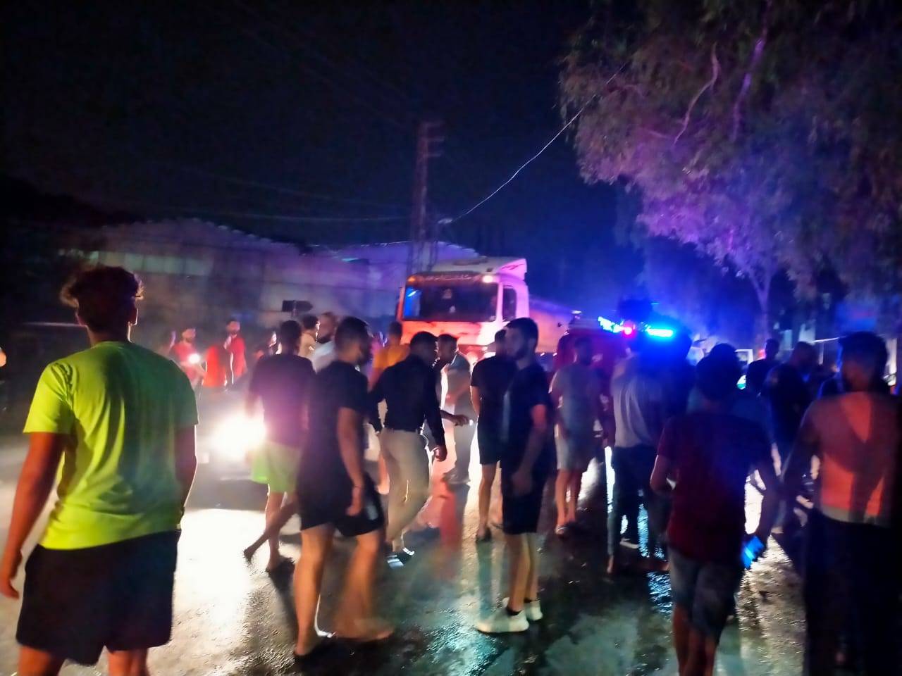 3 جرحى باشتعال دراجة على طريق عام كفرتبنيت