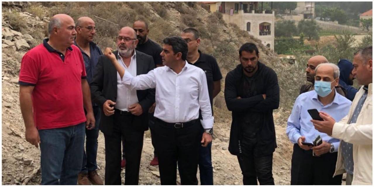 خير يتفقد الأضرار في لحفد في حضور الحواط
