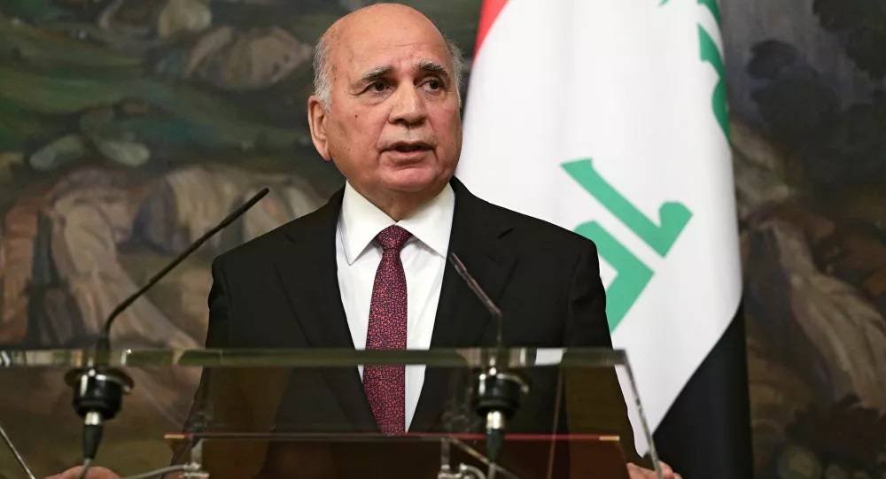عصائب أهل الحق تهاجم وزير خارجية العراق