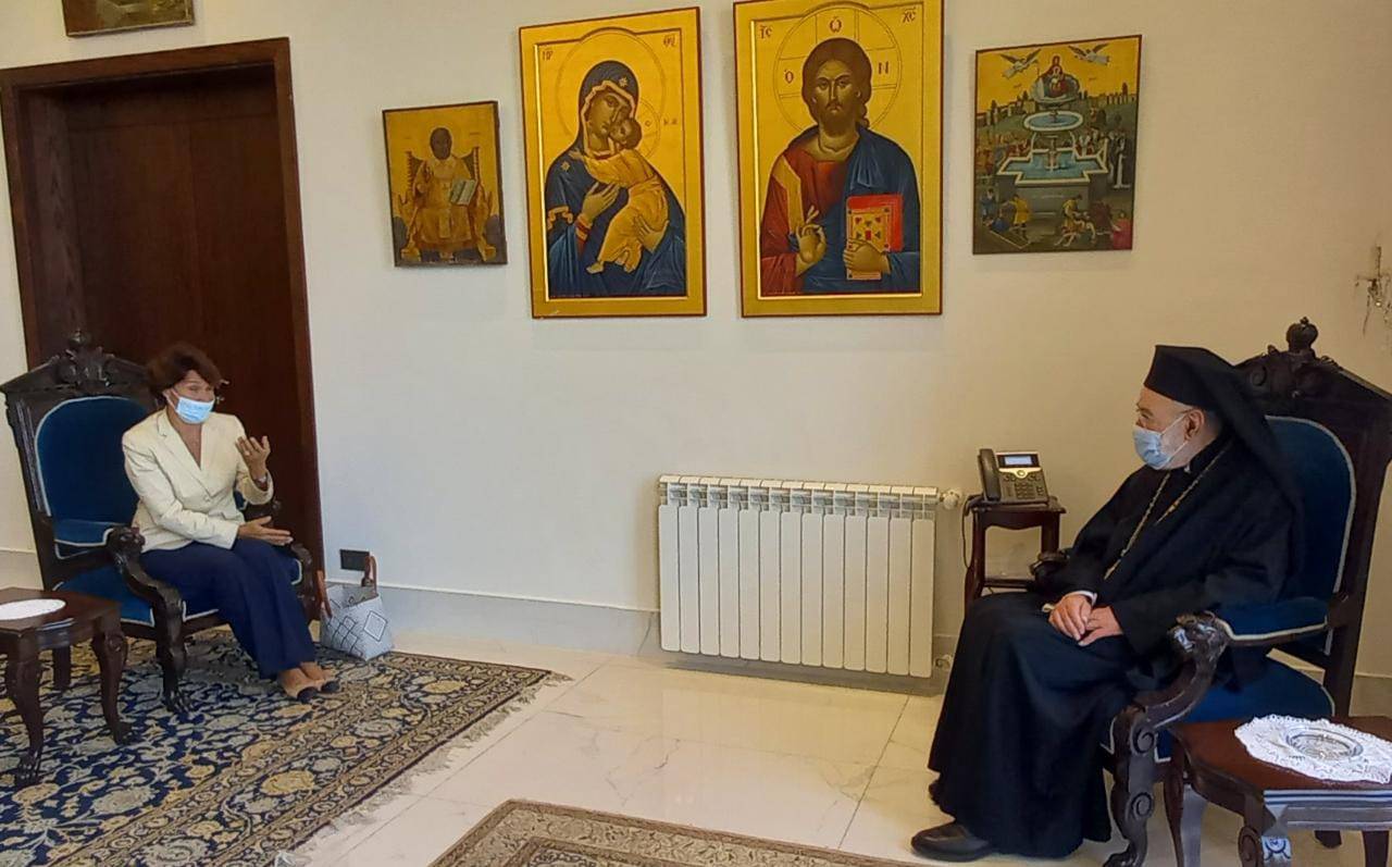 السفيرة الفرنسية عرضت الاوضاع مع عوده
