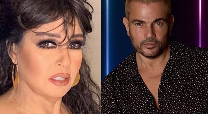 عمرو دياب يفاجئ فيفي عبده بما فعله تجاهها خلال حضورها حفله