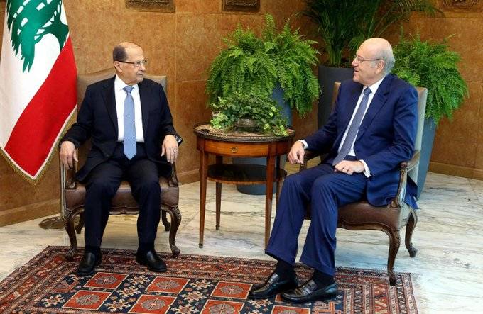 ماذا أبلغ ميقاتي عون عن عدد وزراء الحكومة؟