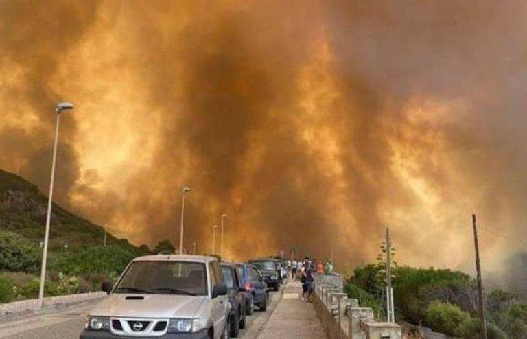 حرائق الغابات القوية تجتاح سردينيا الإيطالية