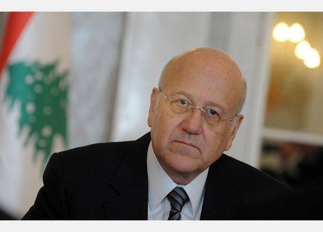 وصول ميقاتي الى قصر بعبدا للقاء الرئيس عون
