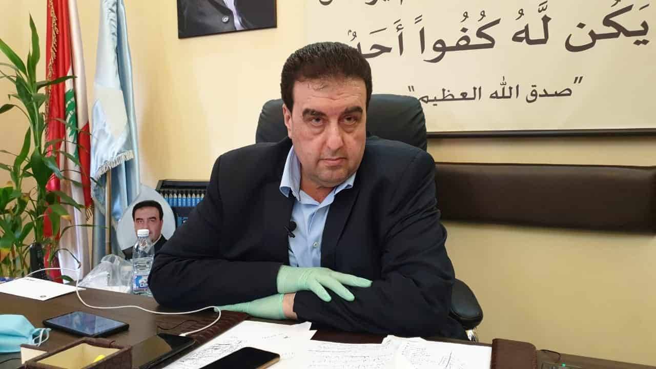 البعريني عزى بالشيخ مصطفى العويد