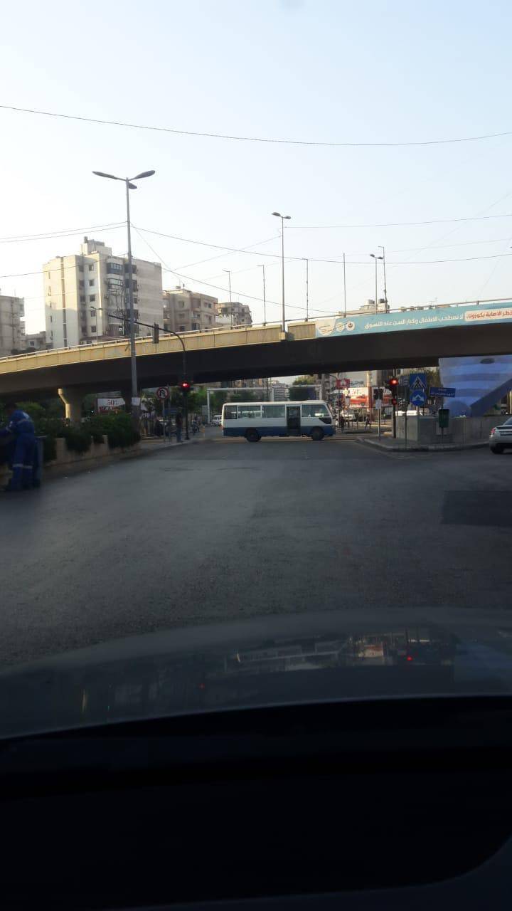 قطع طرقات في المشرفية والقبة وضهر  البيدر والزهراني