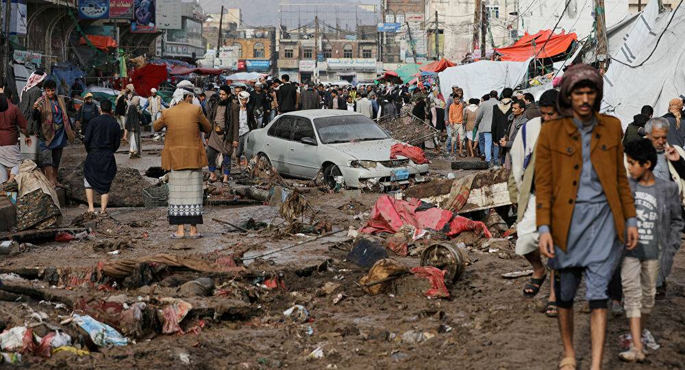 السيول تودي بحياة 7 فتيات في محافظة أبين في اليمن