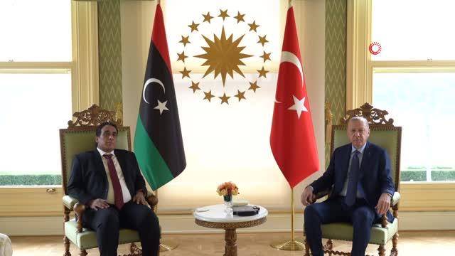 المنفي وأردوغان يبحثان الوضع في ليبيا وتونس