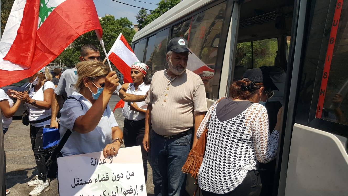 انطلاق باصات من طرابلس لإحياء ذكرى إنفجار المرفأ