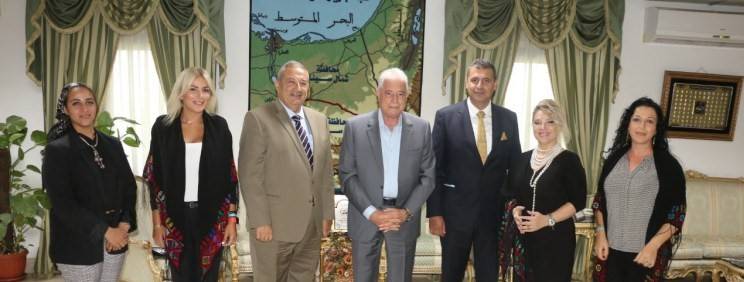 وفد مركز لبنان للعمل التطوعي في ضيافة محافظ جنوب سيناء في شرم الشيخ