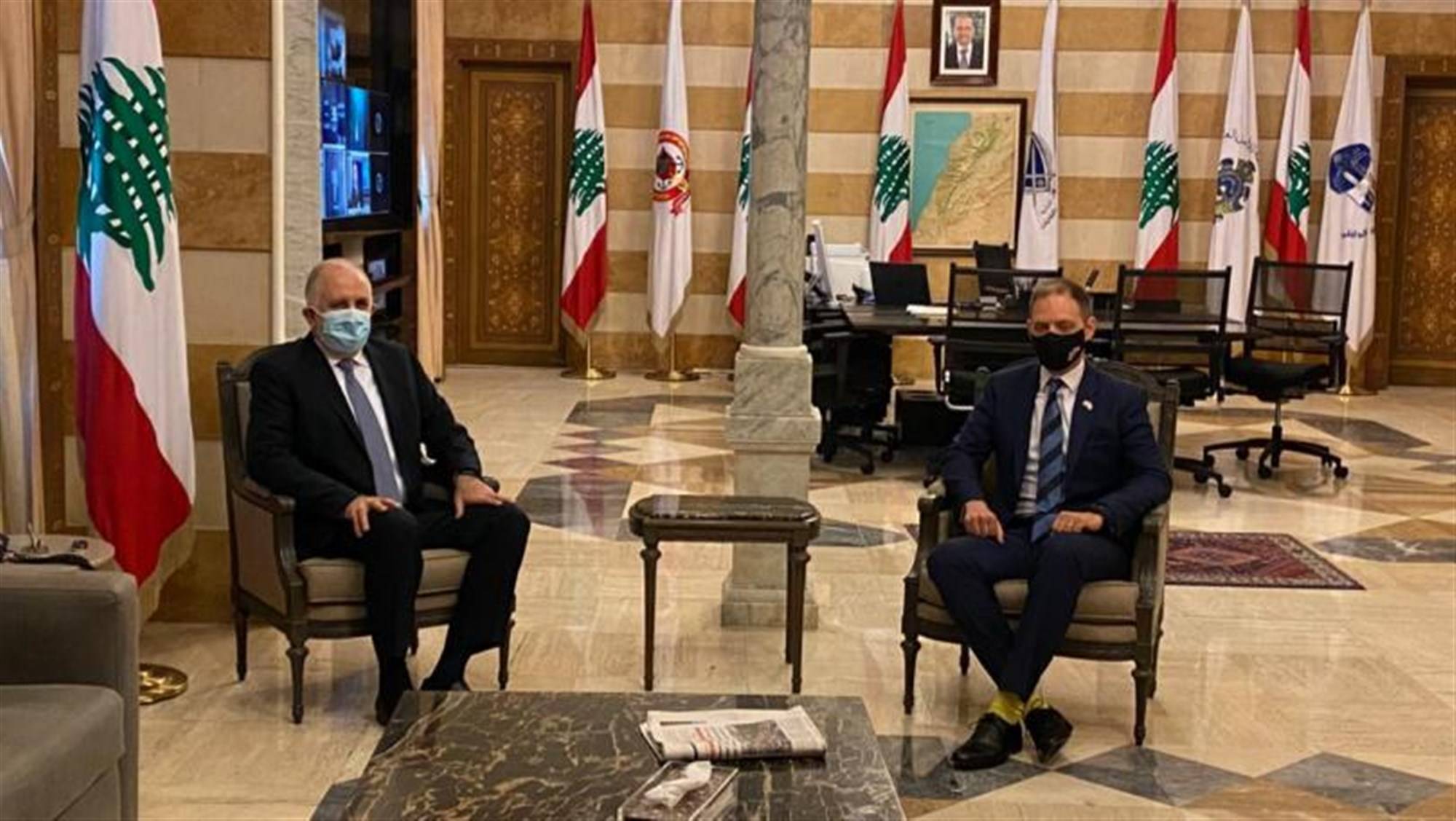 فهمي التقى السفير البريطاني الجديد.. وطليس: حل قريب لمسألة الميكانيك