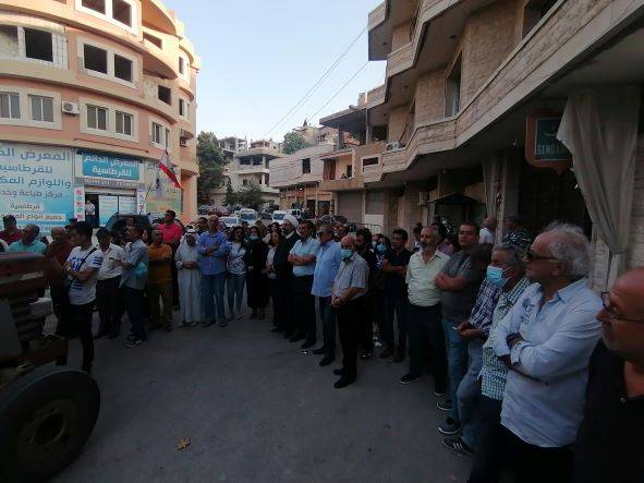 مسيرة ووقفة تضامنية في بعلبك في ذكرى تفجير مرفأ بيروت