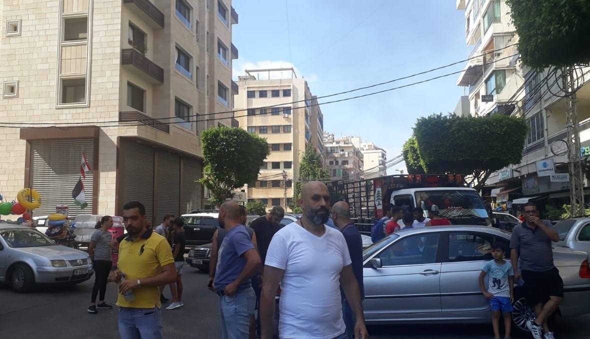 تحركات في شوارع صيدا احتجاجا على نفاد مادة المازوت