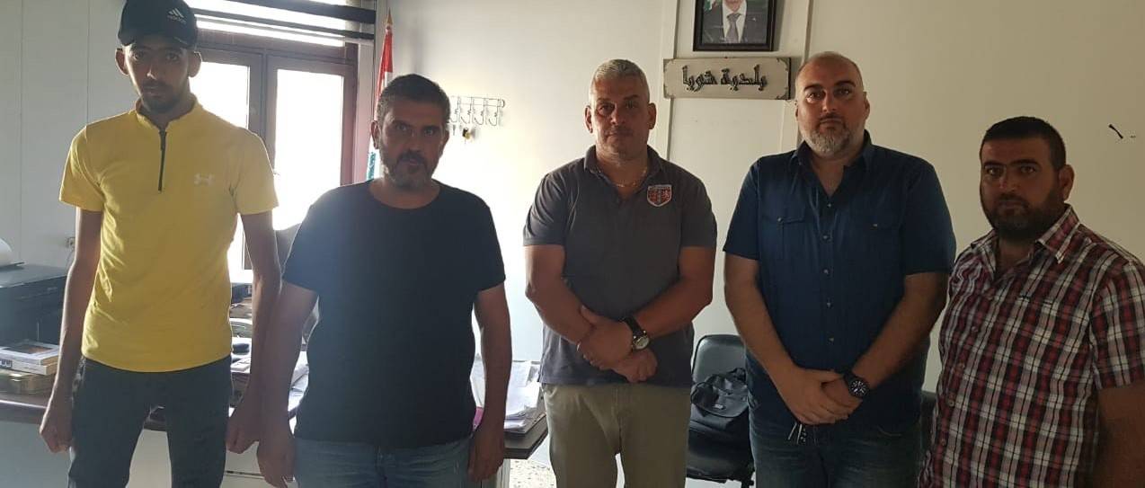 وفد القومي زار رئيس بلدية شويا