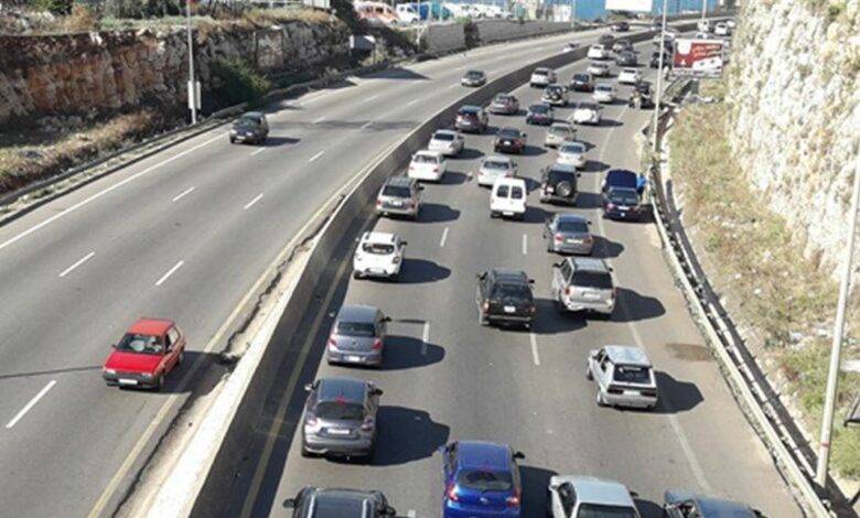 أوتوستراد صور - صيدا - بيروت سالك بالاتجاهين