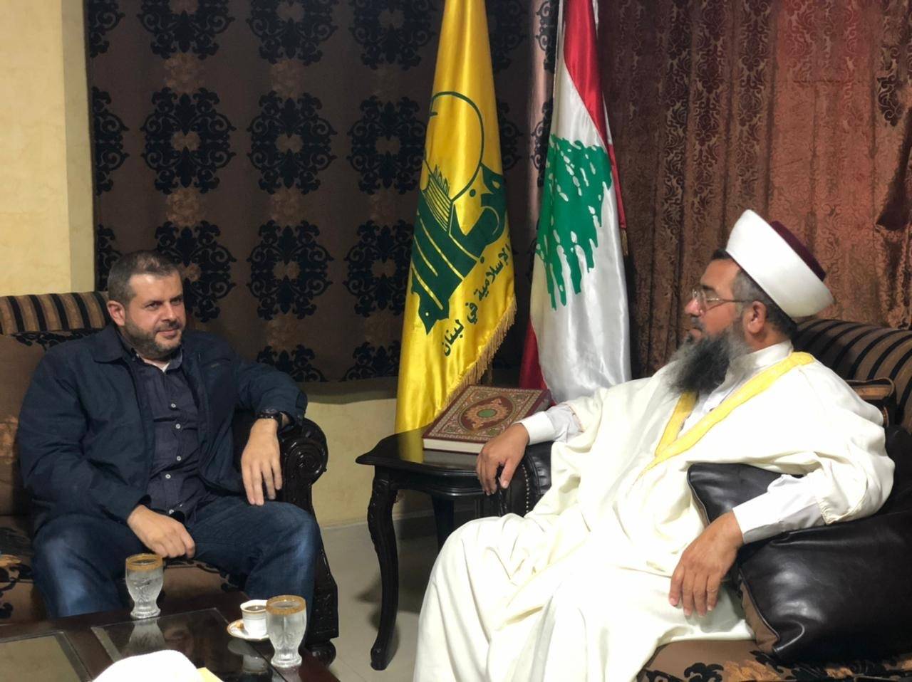 ضاهر إستقبل العيلاني مهنئا بذكرى الإنتصار