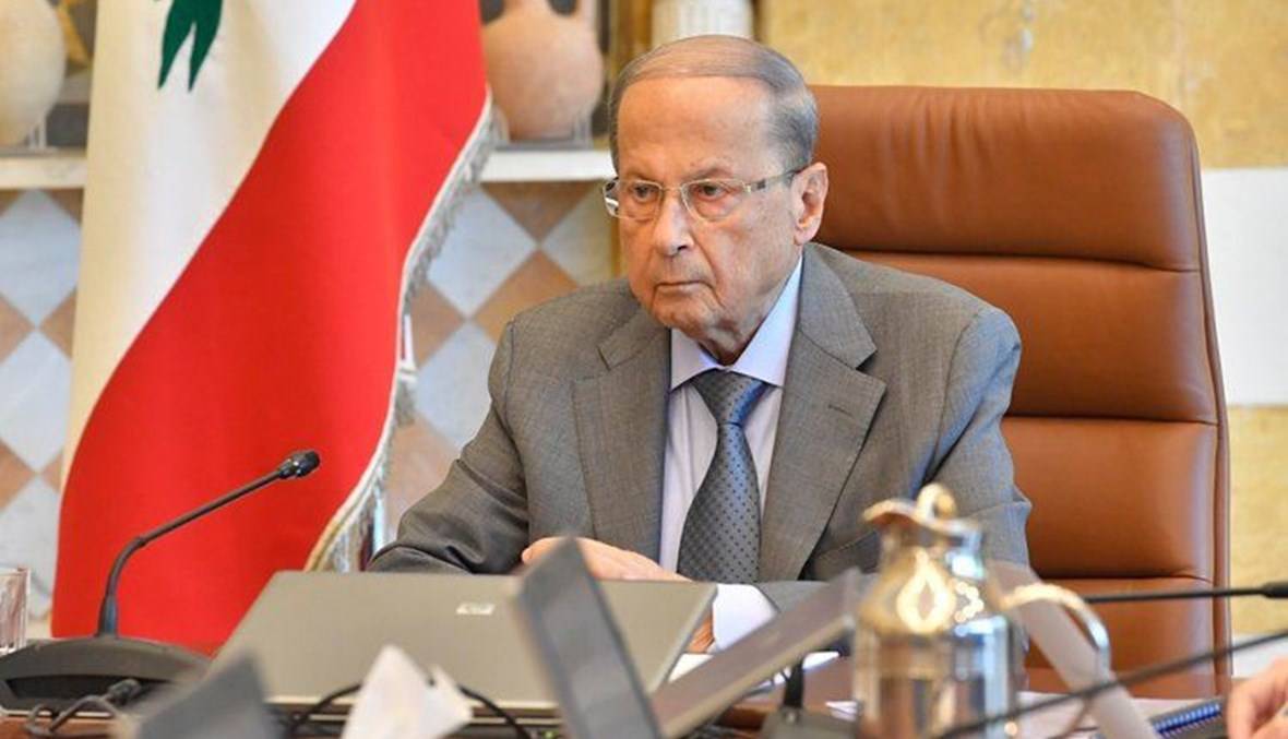 عون تلقى برقية شكر من البابا واناستاسيادس