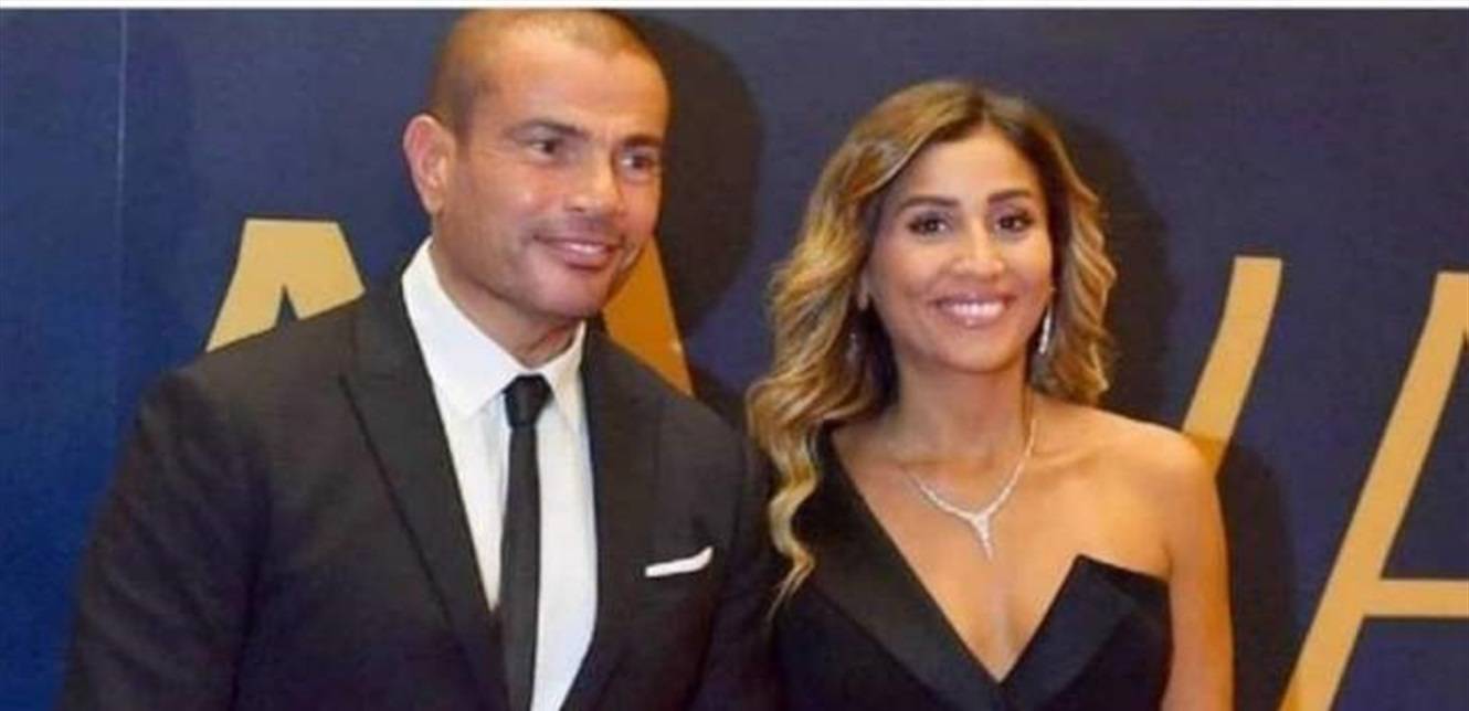 عمرو دياب ودينا الشربيني جنباً إلى جنب بعد إنفصالهما (صورة)