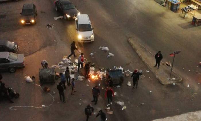 قطع طريق القياعة في صيدا احتجاجا على نفاد المازوت