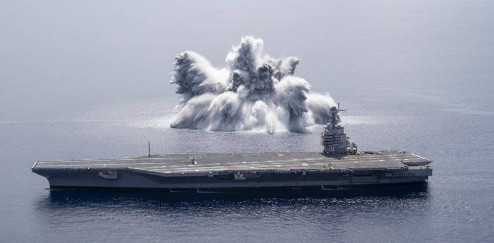 حاملة الطائرات USS Gerald R. Ford تكمل تجارب المعركة