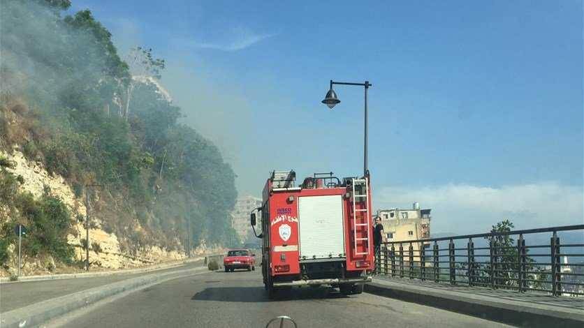 إحتواء حريق في خراج بيت ملات