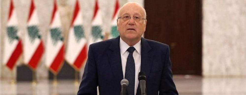 ميقاتي يغادر قصر بعبدا من دون تصريح