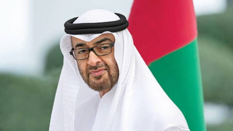 محمد بن زايد يعزي الرئيس الجزائري في ضحايا حرائق الغابات
