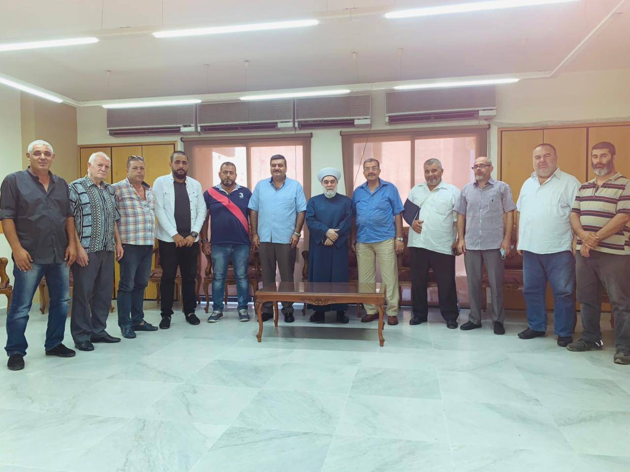 وفد نقباء زار الشيخ إمام واثار معه الاوضاع المعيشية