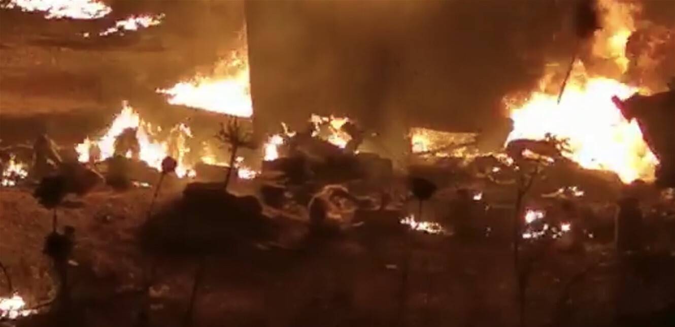 جريحان في مستشفى المعونات