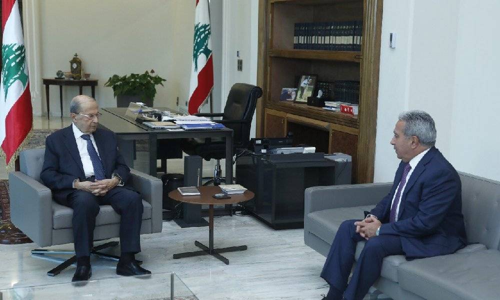 مسار البطاقة التمويلية بين عون والمشرفية