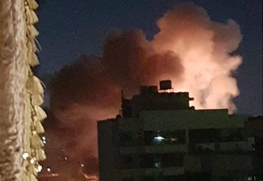 بالفيديو.. حريق كبير في محطة للكهرباء في قصقص