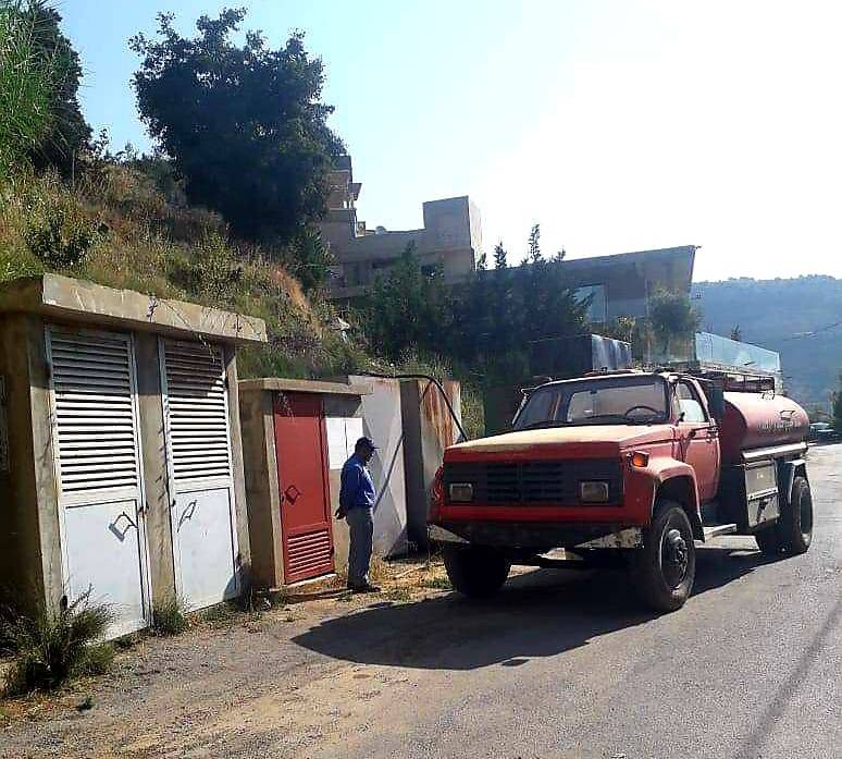 حملة لتزويد محطة مياه قرطبا بالمازوت
