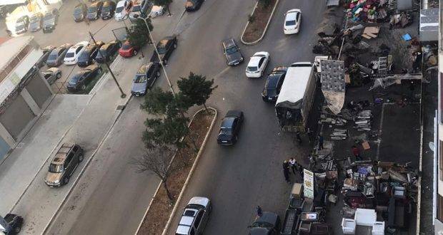 محتجون قطعوا بولفار فؤاد شهاب في طرابلس