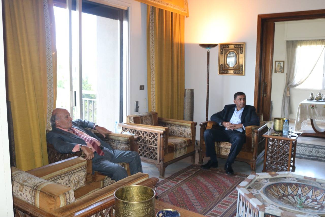 سمير الضاهر استقبل سفير باكستان