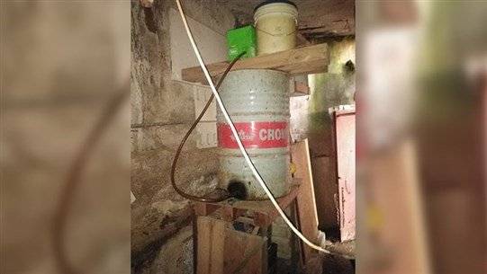 مصادرة برميل مازوت من منزل